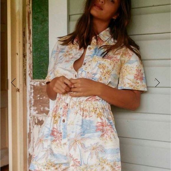 Billabong x Wrangler shorts romper - Picture 7 of 7